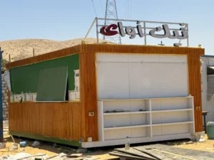 كرفان فود تراك جاهز للبيع من مصنع استبرق، من أفضل أنواع الكرفانات للاستثمار