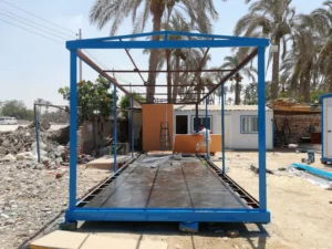 هيكل حديد كرفان قوي للخدمة الشاقة (Heavy Duty) مصنع استبرق